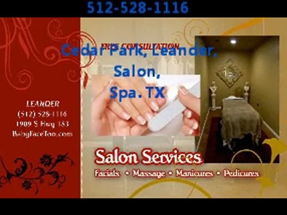 512-528-1116 Cedar Park, Leander, Salon, Spa. TX4