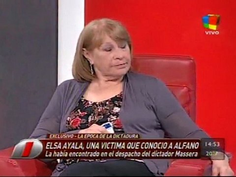 1/4 Elsa Ayala habla sobre Emilio Massera y Graciela Alfano