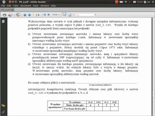 Rozwiązywanie zadań z baz danych matura 2009 część 2