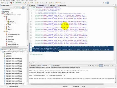 Utiliser Starling Framework pour animer un personnage dans vos Jeux Flash 2D