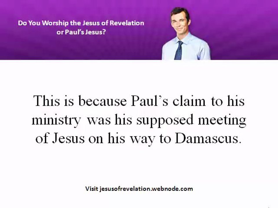 Do You Worship the Jesus of Revelation or Paul's Jesus