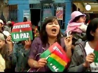 La marcha indígena llega a La Paz