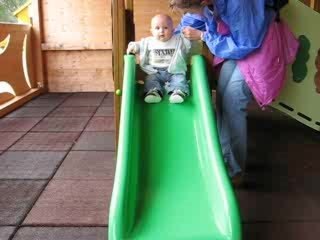 Mon premier toboggan !