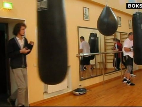 Aleksander Bachtin - trening przed galą w Moskwie (4 listopada)