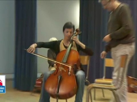 l'inauguration du conservatoire de musique Marin MARAIS