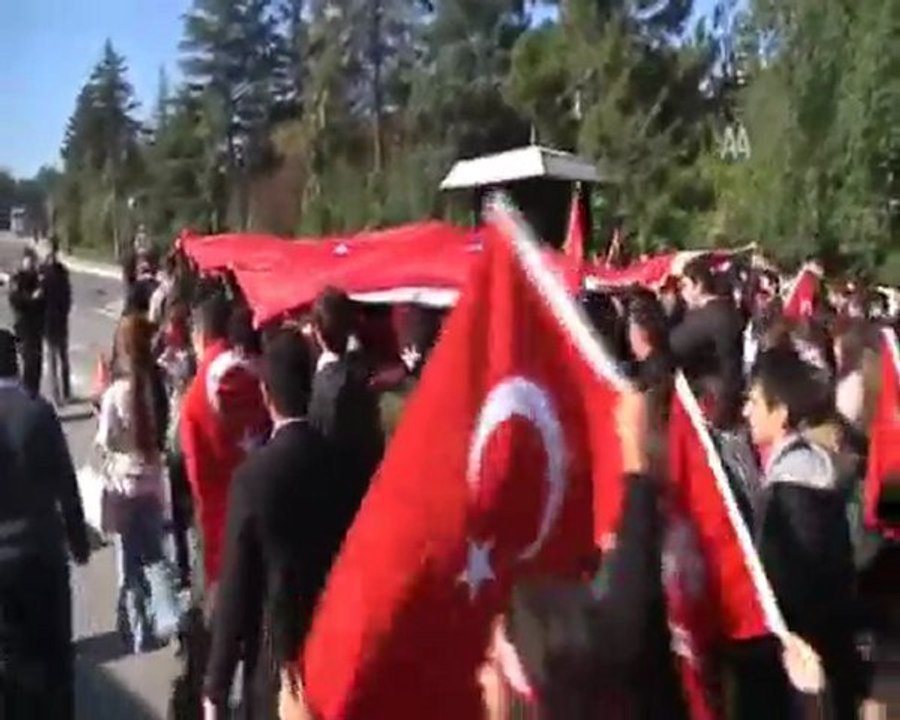Ankara'daki şehit protestosu