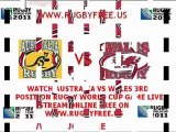 WATCH AUSTRALIA VS WALES 3RD PLACE RUGBY WORLD CUP GAME LIVE STREAMING ONLINE