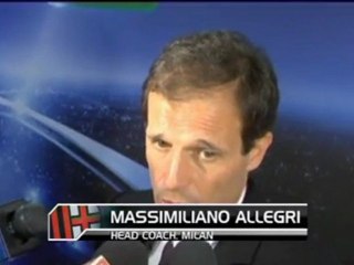 Milan - Ibra e Allegri dopo il Bate Borisov