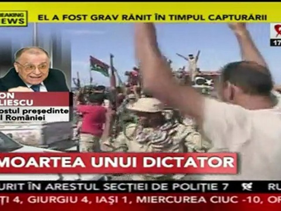 Muammar Gaddafi - Capturat si  Ucis la  Sirte(20.Oct.2011)