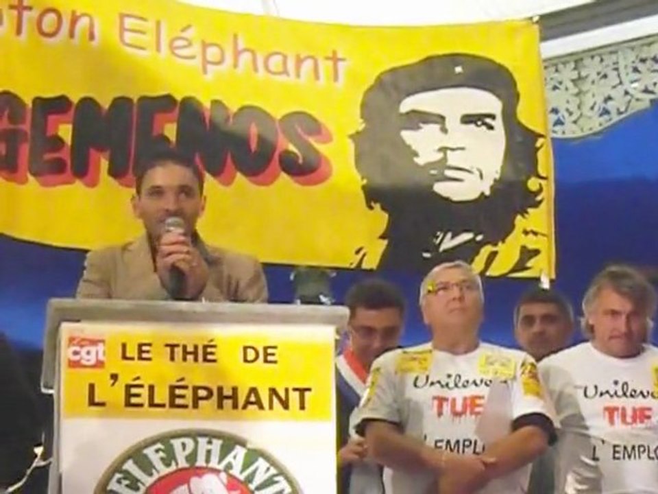 Yannick OHANESSIAN au rassemblement unitaire de la Gauche pour les FRALIB