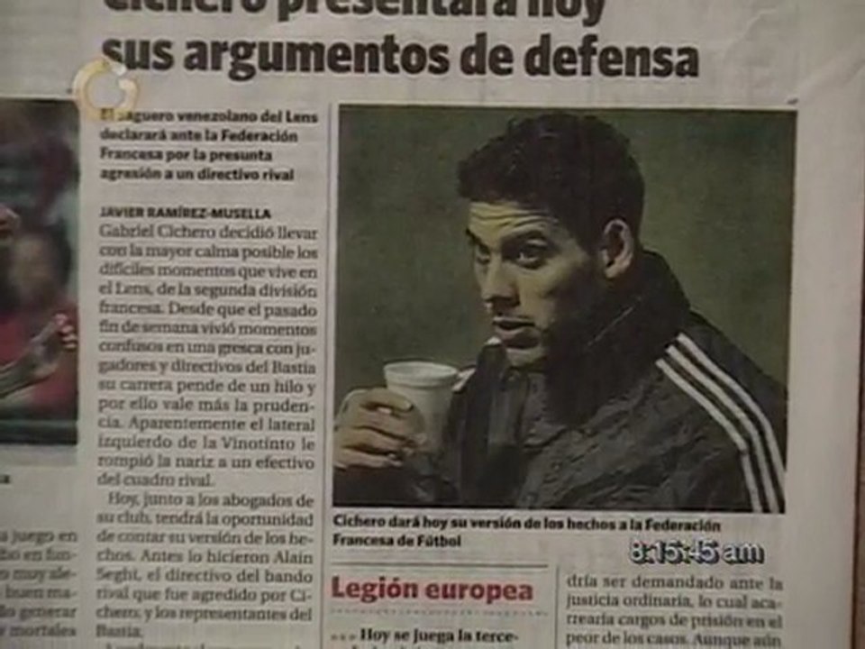 Cichero se defiende hoy