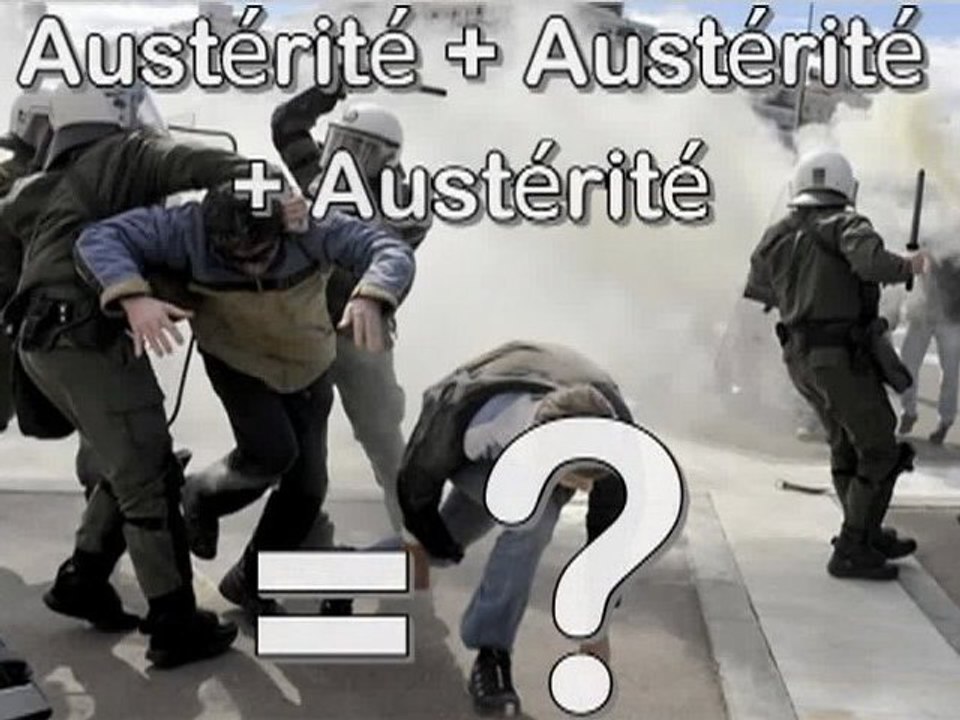 Plan d'austerité en Grece