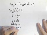 Solving a Log Equation with Difference of Logs