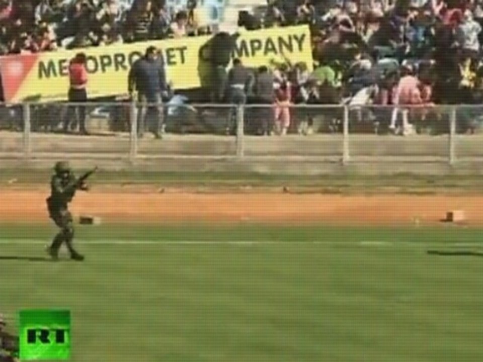 La démonstration militaire tourne mal