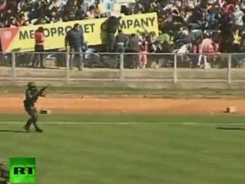 La démonstration militaire tourne mal