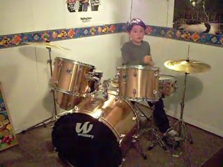 Drum après 6 cours Manolo, 7 ½ans