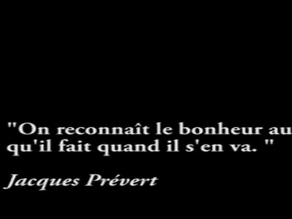 Le bonheur, etc.