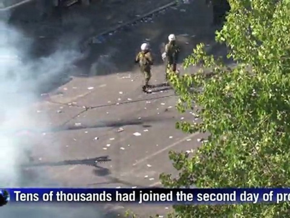 Man dies in Greece protest attack