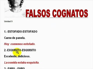 Falsos cognatos 10 espanhol-português