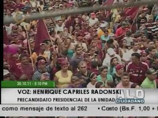 Capriles en El Tigre