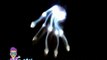 XO Mitts LED Flashing Skeletal XBone Gloves all White LEDS!