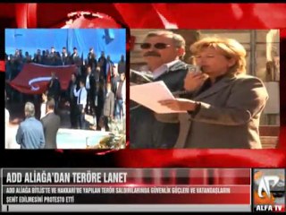 Add Aliağa Terörü Protesto Etti