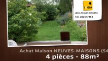 A vendre - maison - NEUVES-MAISONS (54230) - 4 pièces - 88m