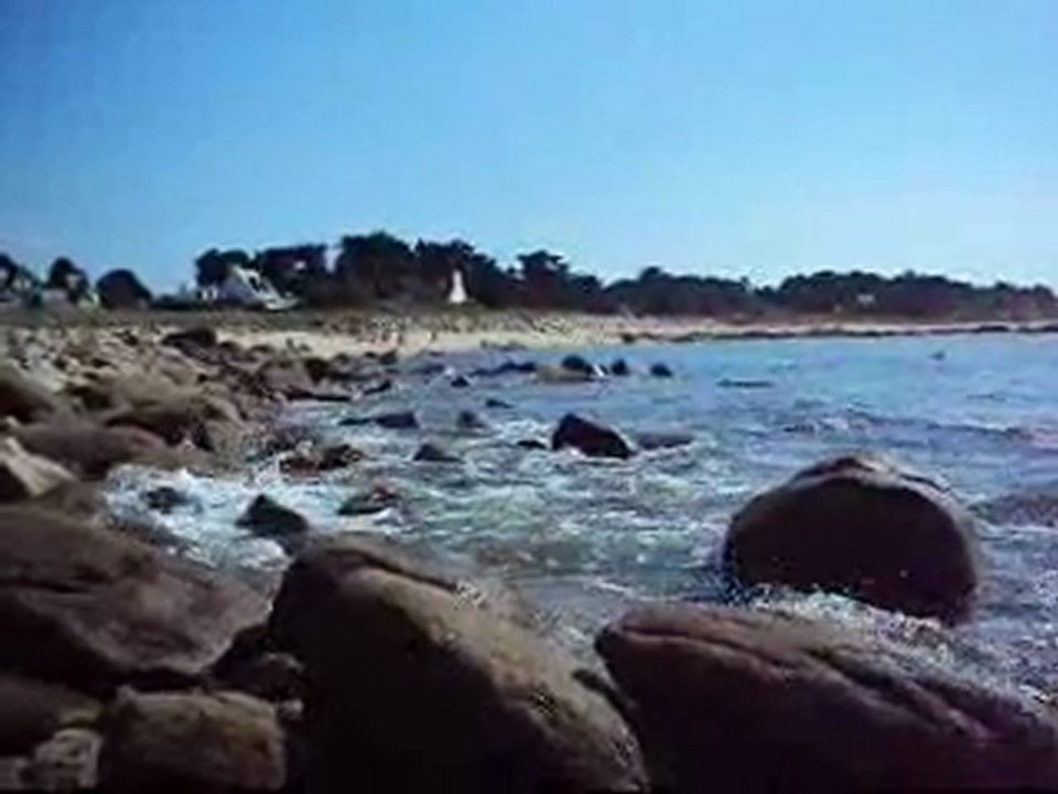 Pleumeur-Bodou sur la Côte de Granit Rose en Bretagne près Perros-Guirec