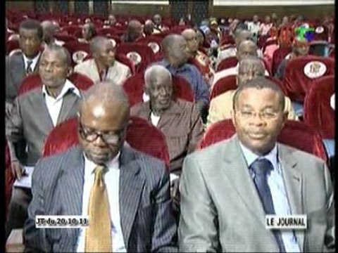 Conférence de presse animée par le ministre Pierre Mabiala