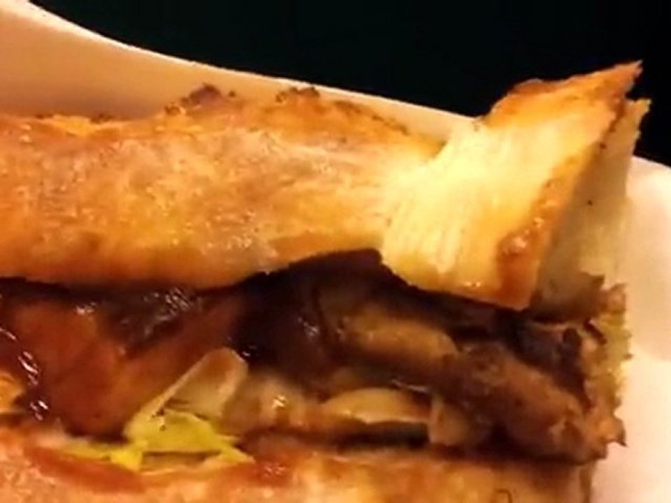 Salon du Chocolat - Le sandwich au foie gras, figue et chocolat.