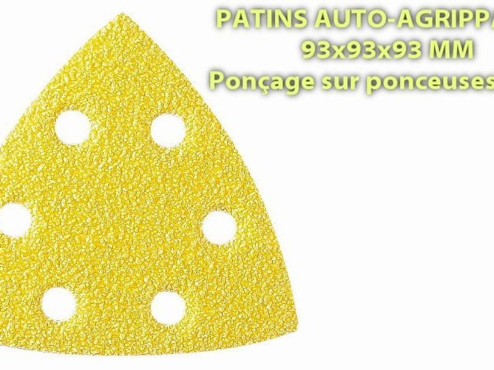 Patins aggripants SIDAMO 93x93x93 mm