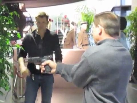 Démonstration d'armes à Valenciennes