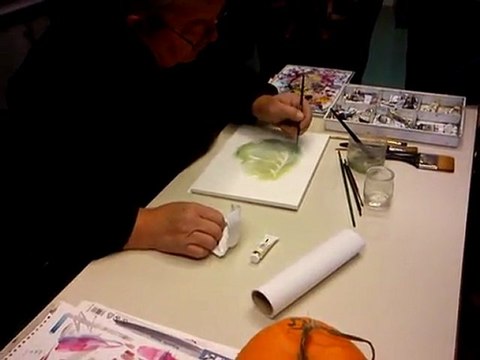 ce jardin des couleurs un chou c'est un chou ce lavis et gommage