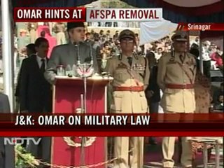 Will remove military law from some areas: Omar