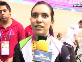 Medio Tiempo.com - Sofía Arreola ganó Plata en Omnium femenil de ciclismo, 20 de Octubre el 2011