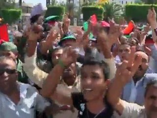 Tripoli celebrates fall of Gaddafi