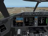 flight simulator: 787 landing lax hd video game flight sim trailer