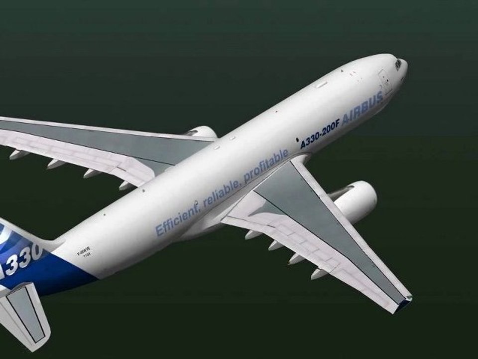 flight simulator: airbus a330-200f hd video game flight sim trailer