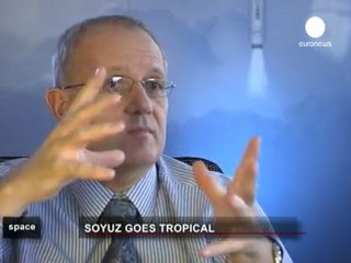 El despegue de Soyuz desde el Trópico