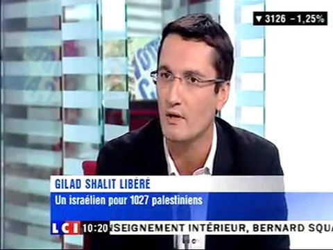 Guilad Shalit : Olivier Dartigolles sur LCI