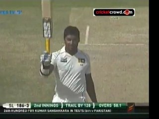 Sangakkara ton holds off Pakistan