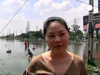 Tayland'da sele karşı amansız mücadele