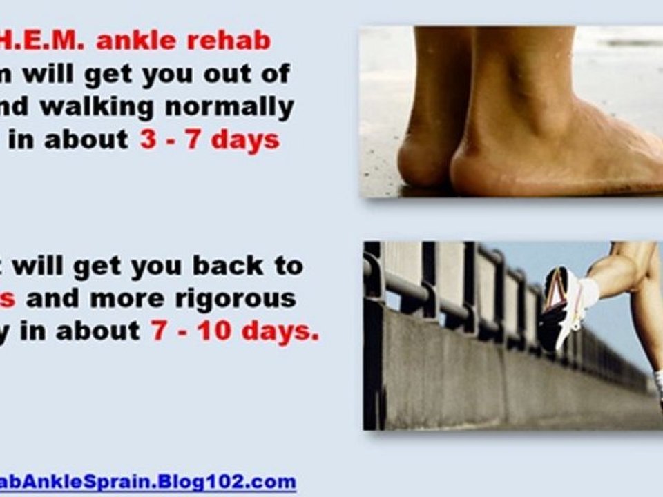 how to treat an ankle sprain - how to sprain your ankle easily - ankle sprain rehabilitation