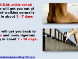 severe ankle sprain - high ankle sprain treatment - treatment for ankle sprain