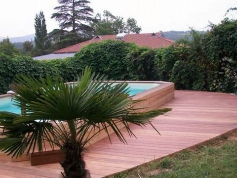 kit piscines bois sur mesure octogonale 7Mx4M
