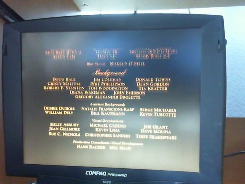 Closing To the 2010 dvd of beauty and the beast