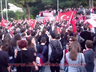 Alnı Öpülesi Gençler! Teröre Tepki İçin Binlercesi Yürüdü Aydın Sallandı...