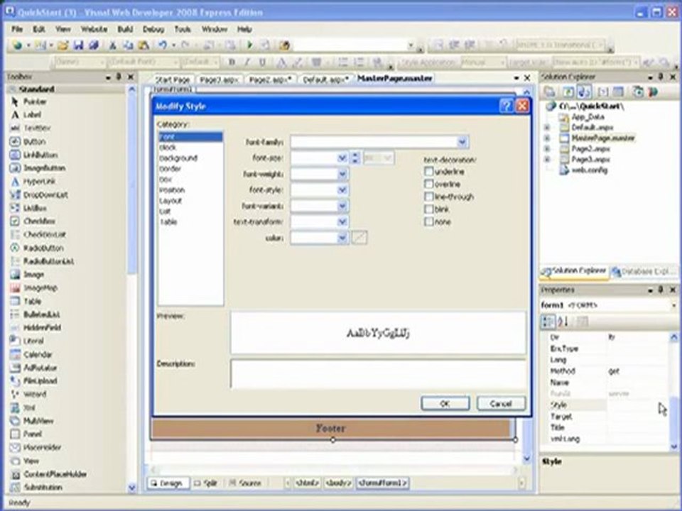 Adding CSS Style to ASP.NET Master Page