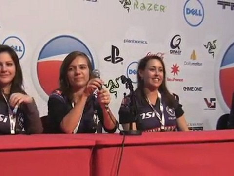 ESWC 2011 : Conférence des CS 1.6 girls