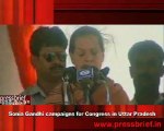 Sonia Gandhi campaigns for Congress in Uttar Pradesh